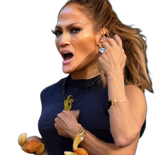 jewelry, animal, creature, hair, photorealistic, golden, jennifer, lopez transparent PNG cut-out