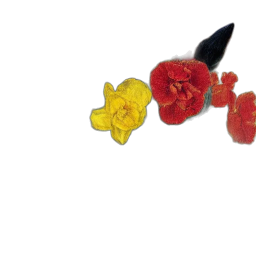 flower, jewelry, crown, staff transparent PNG cut-out