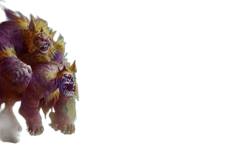 creature, animal, dragon, staff transparent PNG cut-out