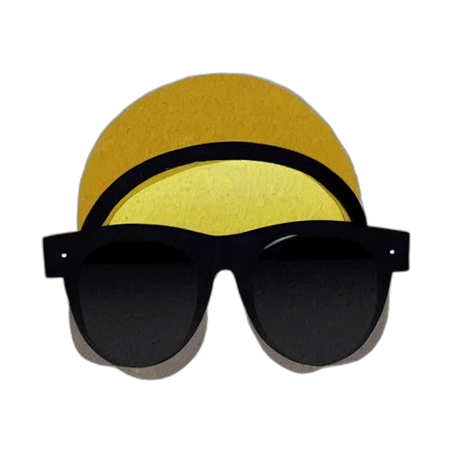 mask, hat, 3d render, golden transparent PNG cut-out