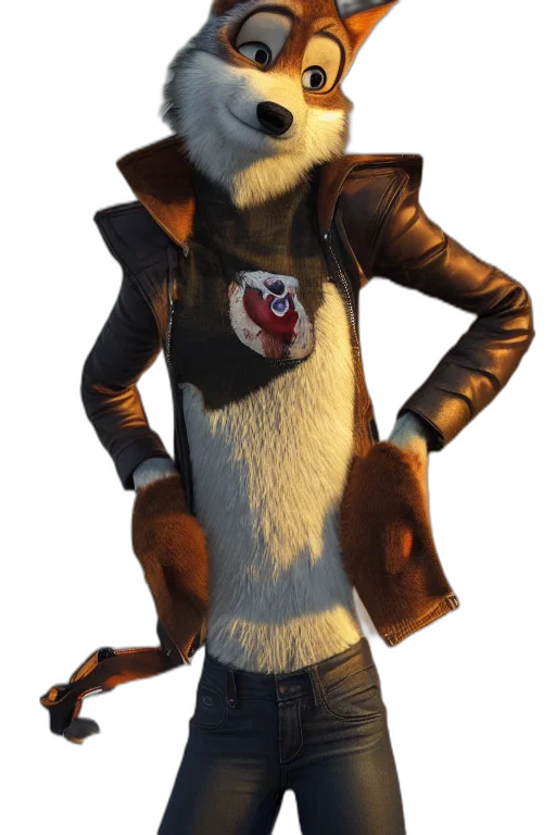 jacket, staff, animal, creature transparent PNG cut-out