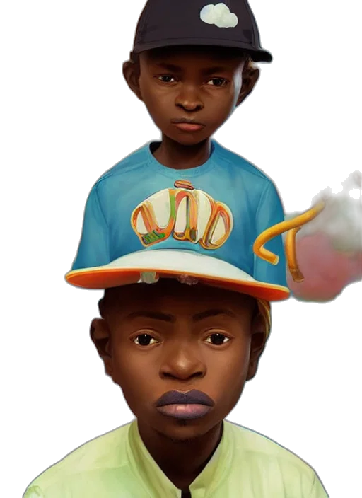 crown, face, hat, concept art, 3d render, cartoon, photorealistic, colourful transparent PNG cut-out