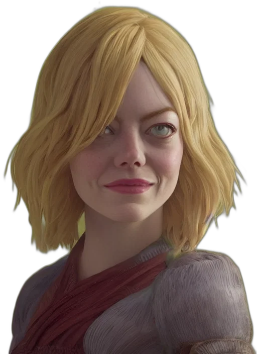 face, staff, hair, jacket transparent PNG cut-out