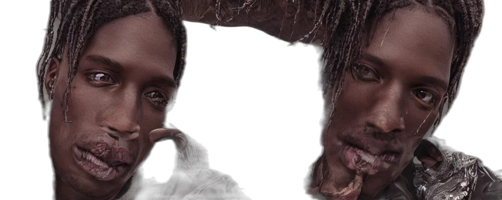 hair, face, trans, human, travis, scott, intricate, detailed transparent PNG cut-out