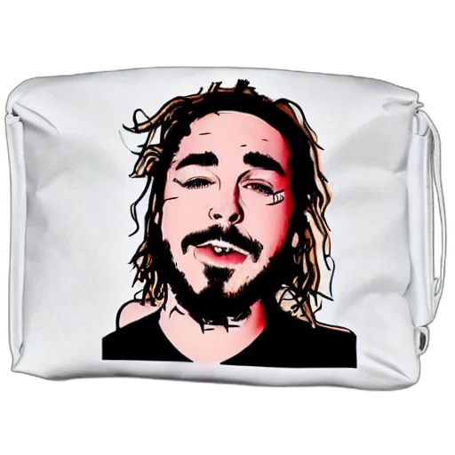 cartoon, post, malone, face transparent PNG cut-out