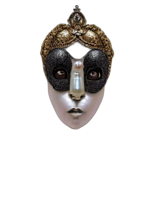 mask, jewelry, face, crown, 3d render, concept art, photorealistic, fantasy art transparent PNG cut-out