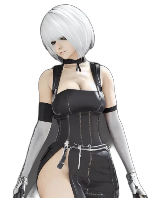 dress, jacket, concept art, 3d render transparent PNG cut-out