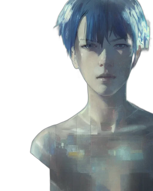 robot, face, creature, mask, concept art, photorealistic, anime, pixel art transparent PNG cut-out