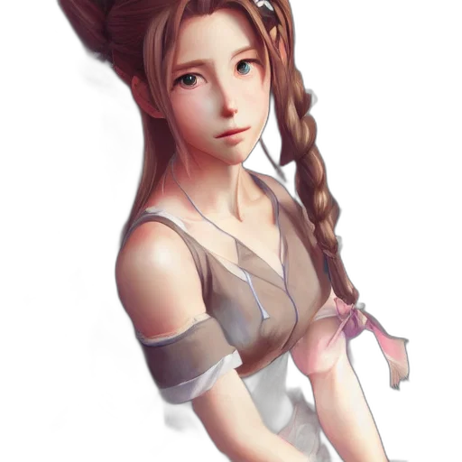 staff, dress, hair, sword transparent PNG cut-out