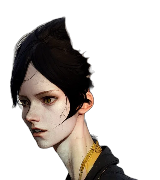 face, mask, staff, creature transparent PNG cut-out