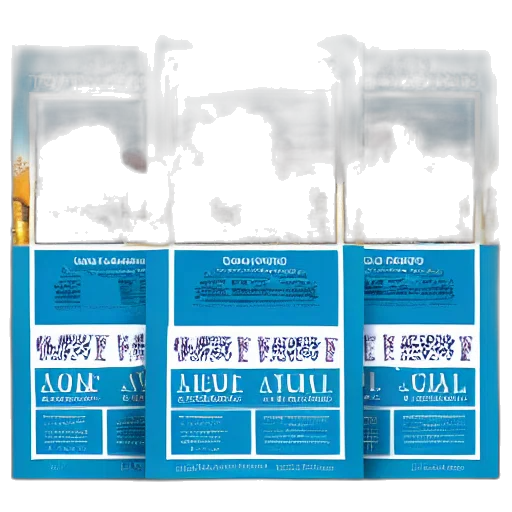 tour, package, advertising, flyer transparent PNG cut-out