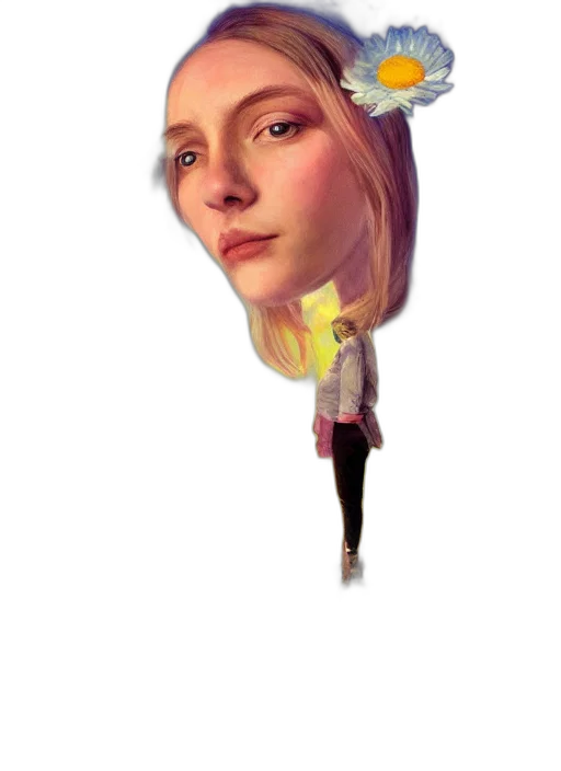 face, staff, umbrella, robot transparent PNG cut-out