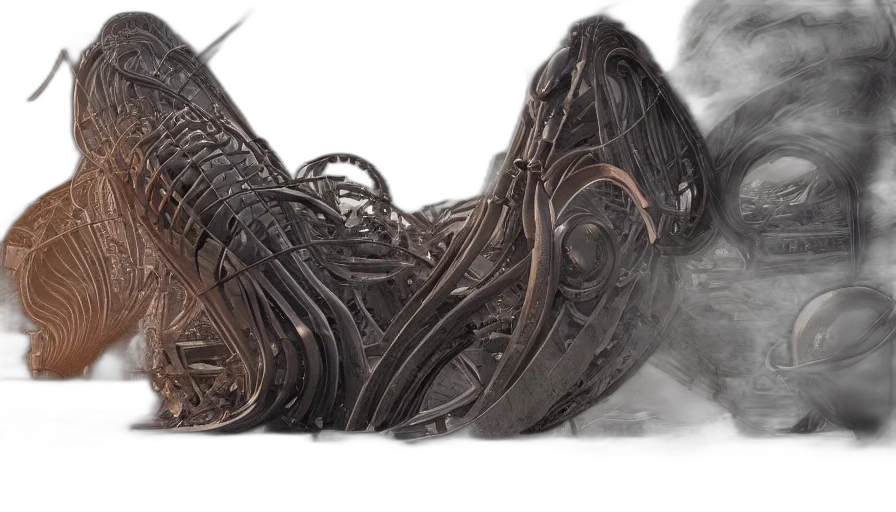 shoes, hair, dragon, sword, concept art, 3d render, photorealistic, fantasy art transparent PNG cut-out