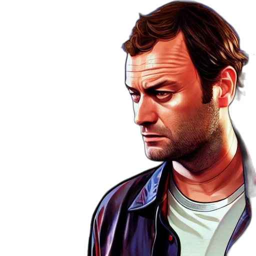 jacket, face, photorealistic, concept art transparent PNG cut-out