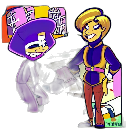 robot, staff, crown, mask transparent PNG cut-out