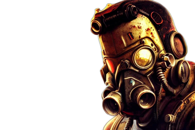robot, mask, face, concept art transparent PNG cut-out