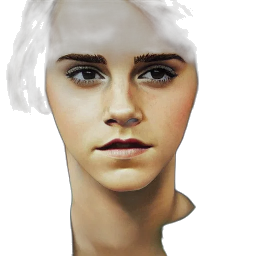 face, hair, mask, crown, photorealistic, concept art, fantasy art, 3d render transparent PNG cut-out