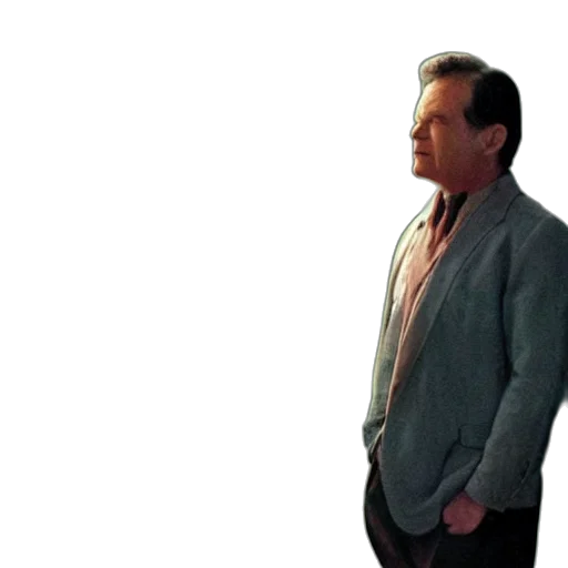 jacket, robot, staff, face, 3d render, concept art, vaporwave, pixel art transparent PNG cut-out