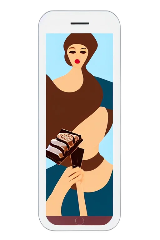 dress, pixel art, iphone, app, icon, woman, holding, chocolate transparent PNG cut-out