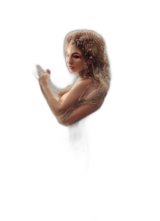 hair, face, dress, mask, photorealistic, fantasy art, concept art, pixel art transparent PNG cut-out