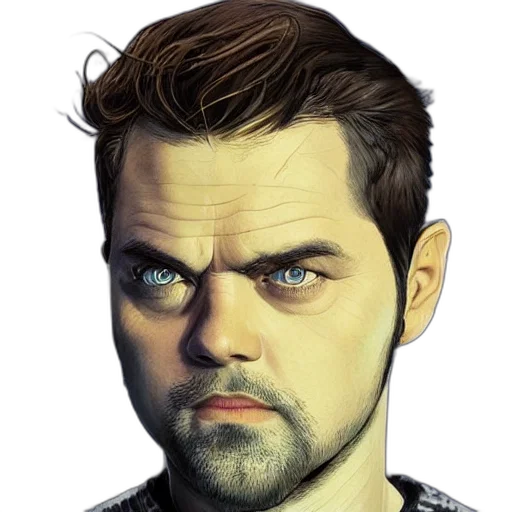 face, staff, mask, robot, photorealistic, comic book art, concept art, cartoon transparent PNG cut-out