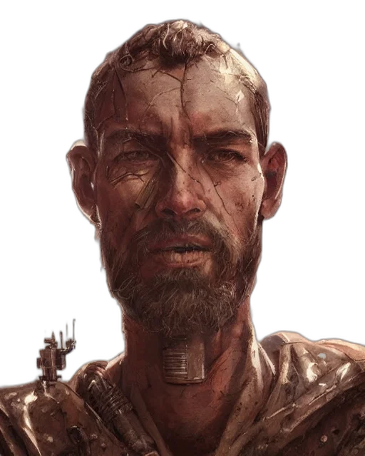 face, sword, weapon, staff, concept art, photorealistic, fantasy art, comic book art transparent PNG cut-out