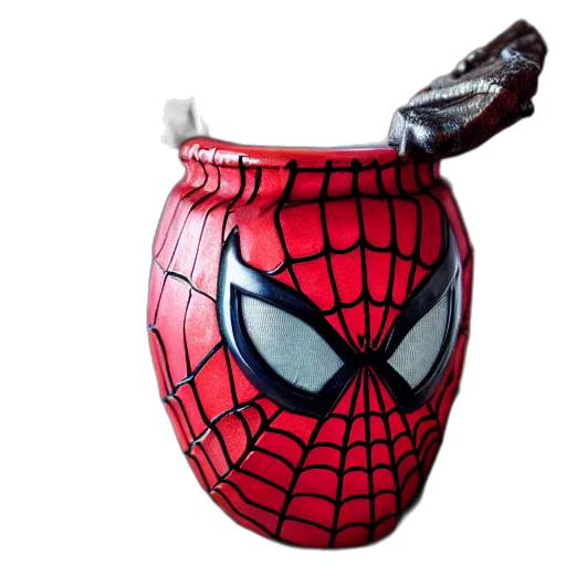 mask, bottle, weapon, 3d render, concept art, comic book art, photorealistic, closeup transparent PNG cut-out