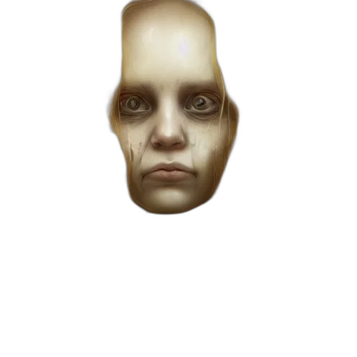 face, mask, robot, creature transparent PNG cut-out