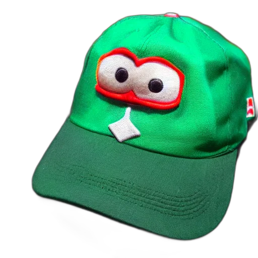 hat, jacket, crown, staff, 3d render, photorealistic, concept art, green transparent PNG cut-out