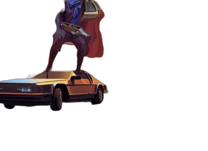car, robot, weapon, concept art, 3d render, comic book art, pixel art, outer space transparent PNG cut-out