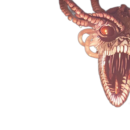 creature, dragon, mask, face transparent PNG cut-out