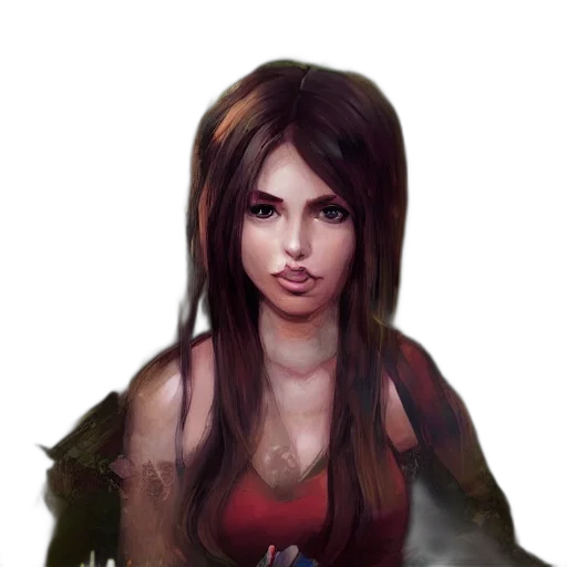 face, fantasy art, concept art, photorealistic transparent PNG cut-out