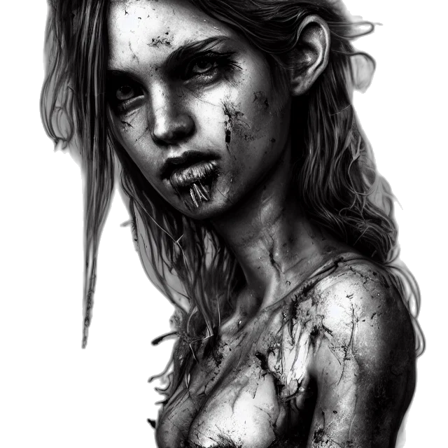 face, creature, mask, photorealistic, fantasy art, pencil sketch, comic book art, dark transparent PNG cut-out
