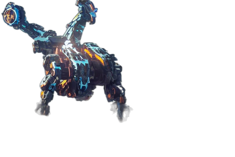 robot, dragon, weapon, creature transparent PNG cut-out