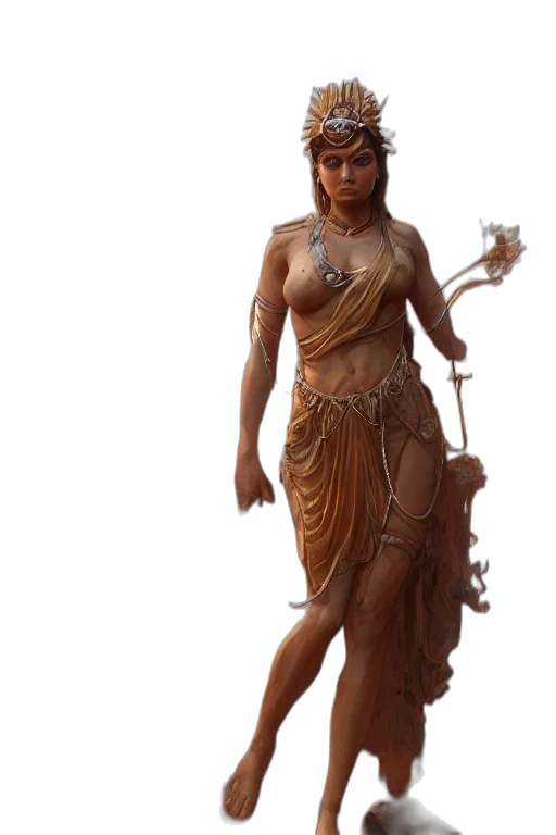staff, jewelry, dress, concept art transparent PNG cut-out