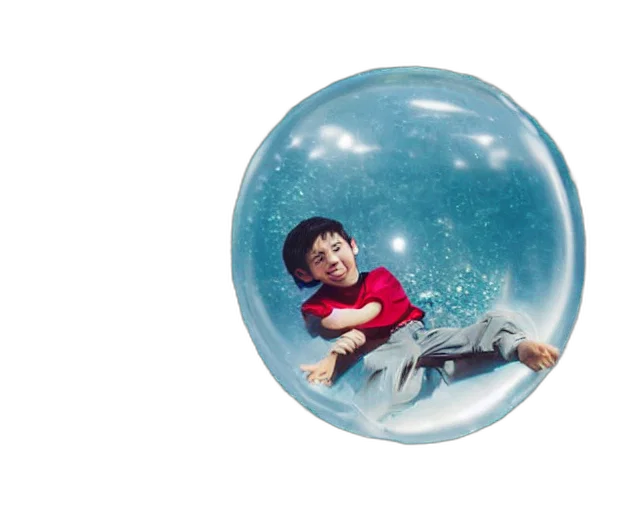 photorealistic, 3d render, outer space, boy transparent PNG cut-out