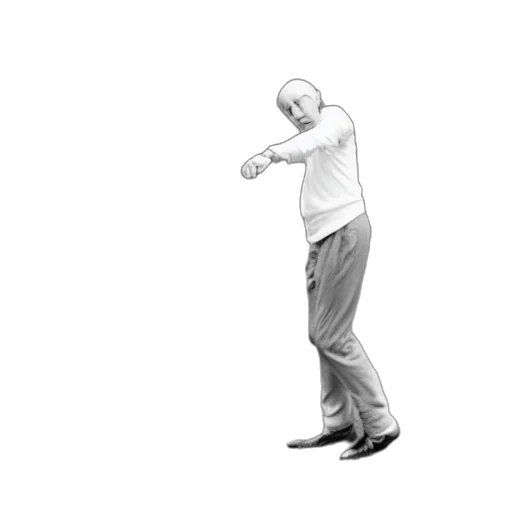 staff, 3d render, concept art, photorealistic, pixel art, gilbert, george, playing transparent PNG cut-out