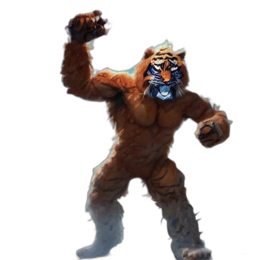 creature, animal, mask, staff transparent PNG cut-out