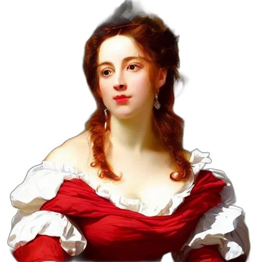 dress, face, jewelry, crown transparent PNG cut-out