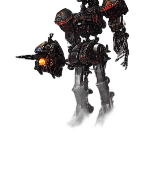 robot, weapon, staff, creature transparent PNG cut-out