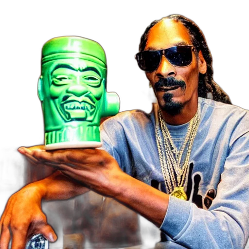 bottle, mask, face, vaporwave, snoop, dogg, trader, vic transparent PNG cut-out
