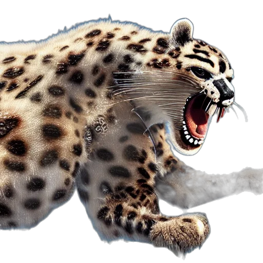 animal, creature, photorealistic, 3d render transparent PNG cut-out