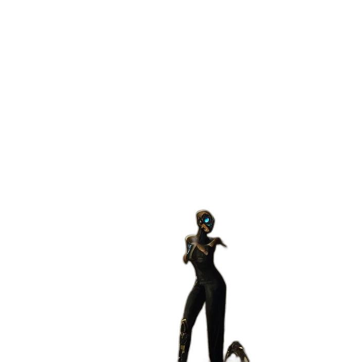 staff, animal, creature, dress, concept art, pixel art, 3d render, fantasy art transparent PNG cut-out