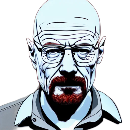 comic book art, concept art, cartoon, walter transparent PNG cut-out