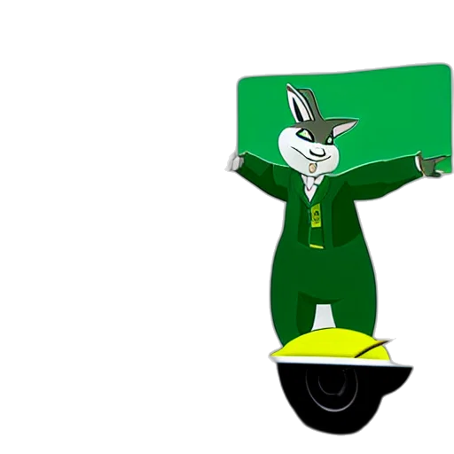 staff, hat, robot, mask, cartoon, 3d render, concept art, pixel art transparent PNG cut-out