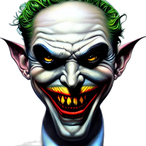 face, mask, comic book art, concept art transparent PNG cut-out