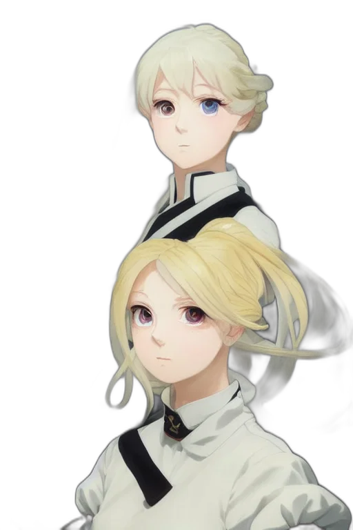staff, crown, face, hair transparent PNG cut-out