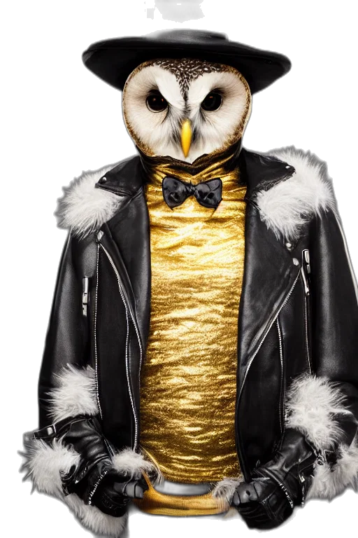 jacket, animal, mask, jewelry transparent PNG cut-out