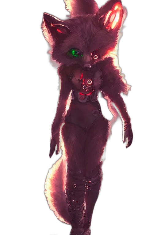 creature, staff, mask, dress transparent PNG cut-out