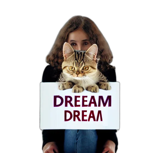 animal, staff, jacket, creature, photorealistic, 3d render, concept art, cat transparent PNG cut-out